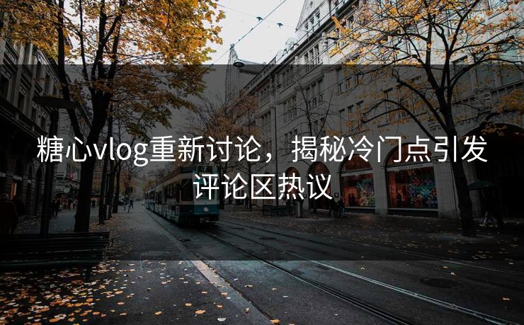 糖心vlog重新讨论，揭秘冷门点引发评论区热议
